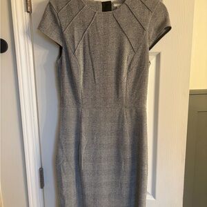 H&M Sophisticated Gray Midi Dress
